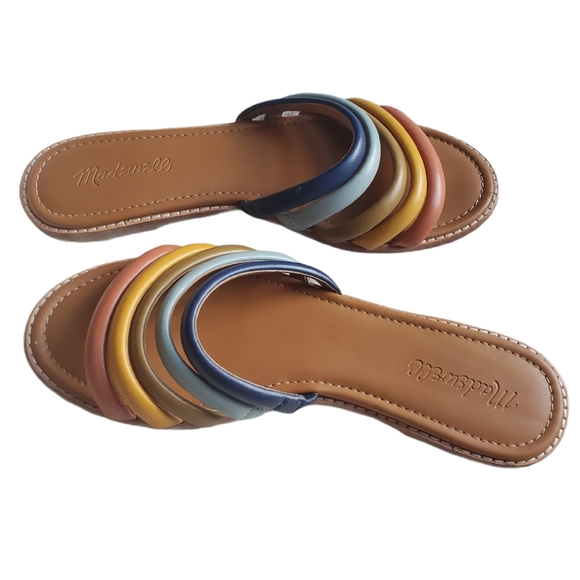 Madewell Shoes - MADEWELL Sandals The Addies Rainbow Leather 9